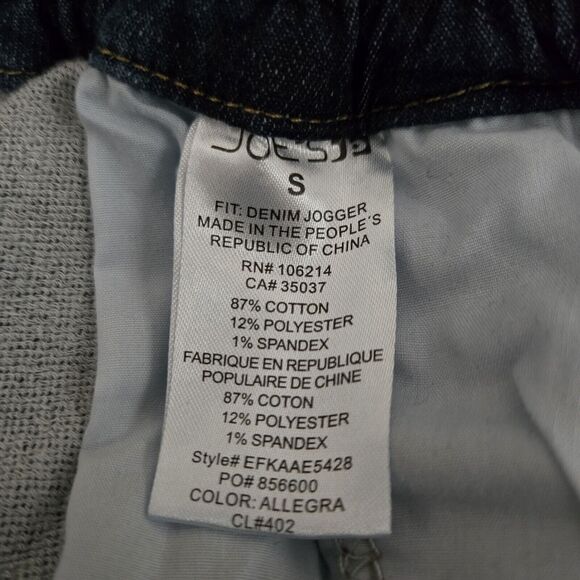 Joe's Jeans Allegra Drawstring Comfort Denim Joggers Size S - Picture 4 of 5